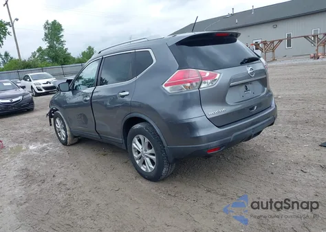 2016 Nissan Rogue Sv из США, поврежденный, VIN KNMAT2MT6GP627492
